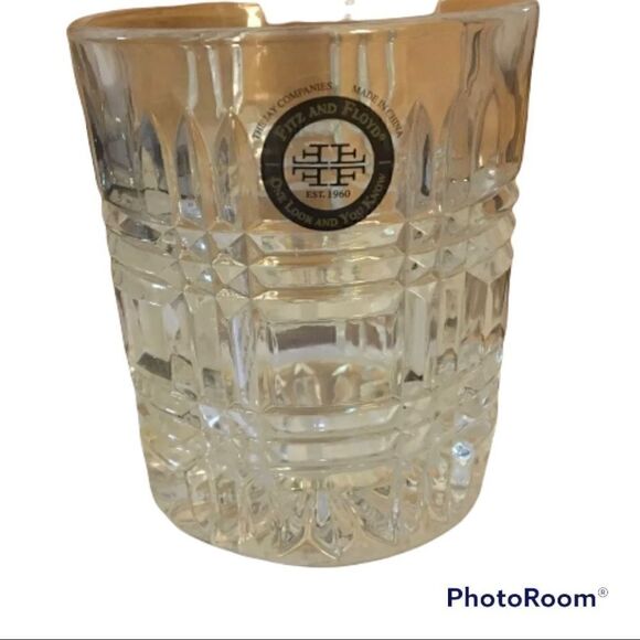 Fitz and Floyd Portland Old Fashion Glasses Set of 2 - Picture 10 of 11